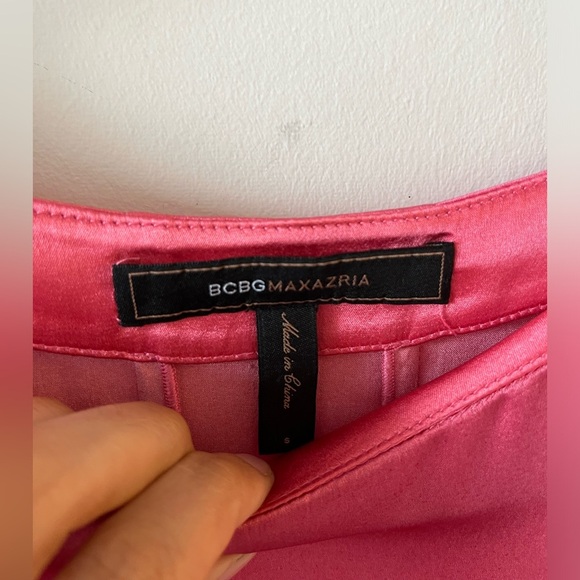 BCBGMAXZARIA 100 % Silk Colorful Women's Top Small - Picture 5 of 10